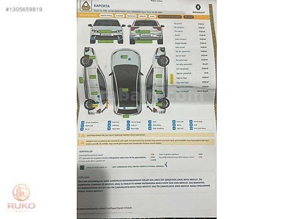 2017 RENAULT CLİO 1.5 DCİ İCON OTOMATİK 173.000 KM.
