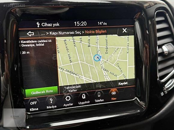 EFGEHAN MOTORS'DAN 2021 ÇKŞ. COMPASS 1.3GSE LİMİTED CAM TAVAN!!
