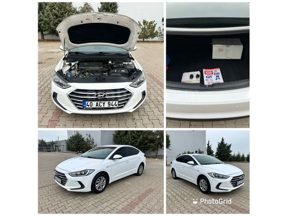 İLK Sahibinden Hyundai Elantra 1.6 D-CVVT Style 2018 Model  150.000 km Beyaz