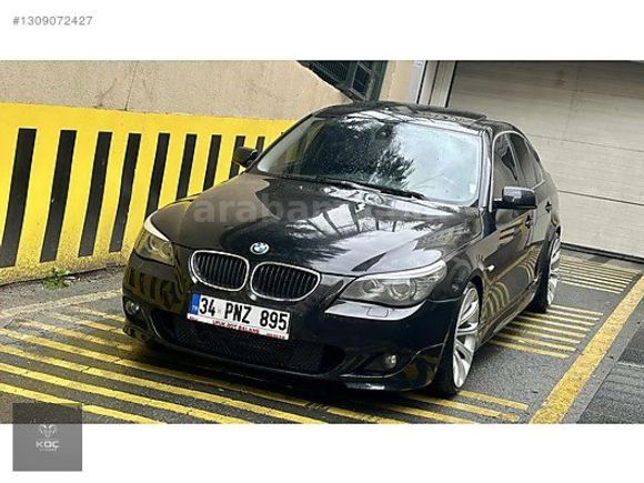 2008, Bmw 5.20D, 177 Bg, Sunroof, Hatasız, Bakımlı,