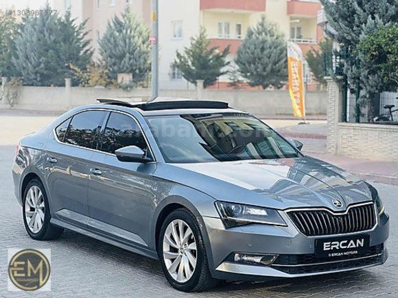 ERCAN MOTORS'DAN 2016 SKODA SUPERB PRESTİGE CAM TAVAN+ELK.BAGAJ