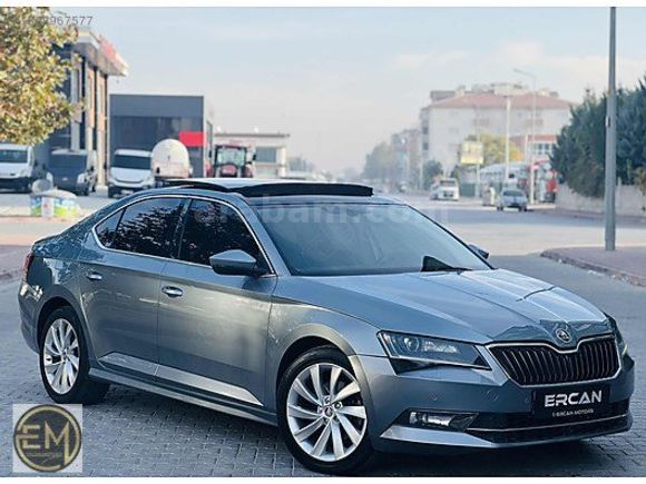 ERCAN MOTORS'DAN 2016 SKODA SUPERB PRESTİGE CAM TAVAN+ELK.BAGAJ