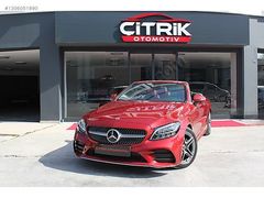 ÇİTRİK OTOMOTİV 2022 MERCEDES C200 CABRİO AMG KIRMIZI TENTE