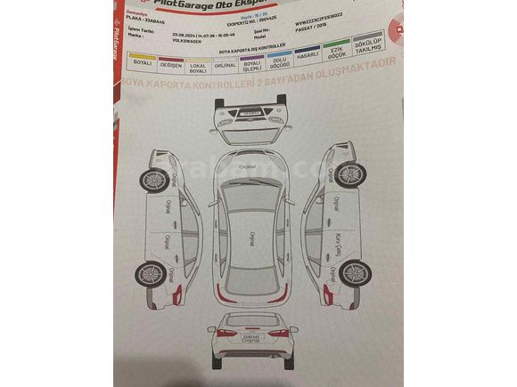 HATASIZ CAM TAVANLI  BAKIMLI 170BİNDE PASSAT
