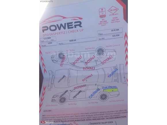 KILIÇSOYDAN 2019 YENİ KASA A4 İÇİ TABA SUNROOF