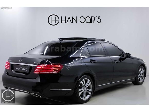 HAN CAR'S 2013 MERCEDES E180 ELİTE CAM TAVAN/LED/XENON/DERİ!