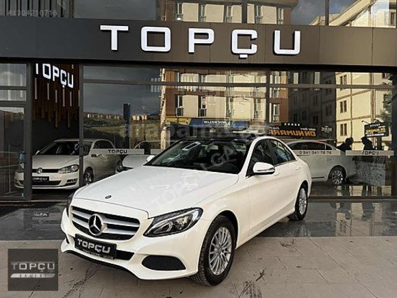 TOPÇU GALERİ // 2015 MERCEDES C180 CAM TAVAN--BOYASIZ--88.000 KM