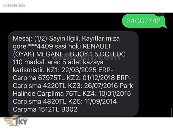 DİZEL OTOMATİK MEGANE HB