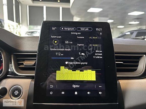 ALDATMAZ PLAZADAN BOYASIZ 2020 RENAULT CAPTUR TCE İCON 1.3 tce