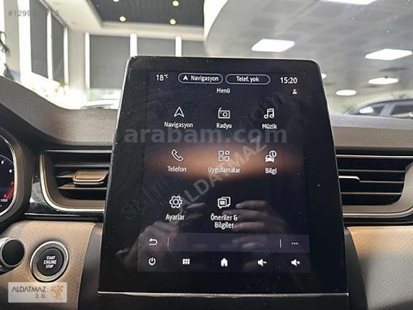 ALDATMAZ PLAZADAN BOYASIZ 2020 RENAULT CAPTUR TCE İCON 1.3 tce