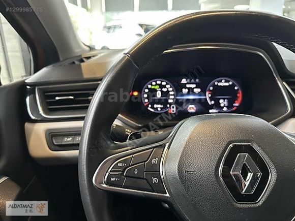 ALDATMAZ PLAZADAN BOYASIZ 2020 RENAULT CAPTUR TCE İCON 1.3 tce