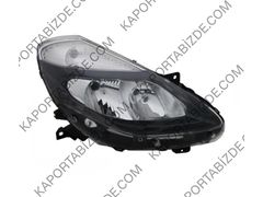 RENAULT CLIO III FAZ II ÖN FAR MOTORLU SİYAH HATCHBACK SAĞ 2009-2012 260103856R İTHAL ÜRÜN