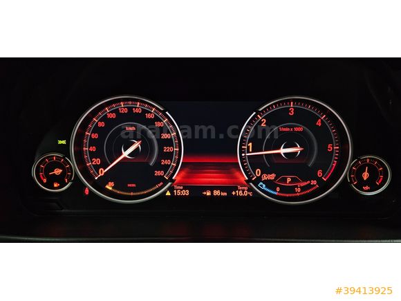2014 MDEL BMW 5.20d PREMİUM VAKUM SANRUF NBT HAYALET