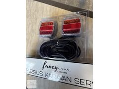 Mıknatıslı Led Römork Stop Lambası Seti 7 Pin Soketli 12v