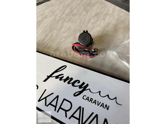 12v Araç & Karavan LED'li USB - Type C Soket | Hızlı Şarj