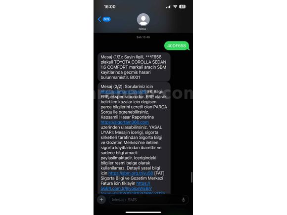 HATASIZ HASAR KAYITSIZ  177 BİN KMDE EMSALSİZ TEMİZLİKTE 