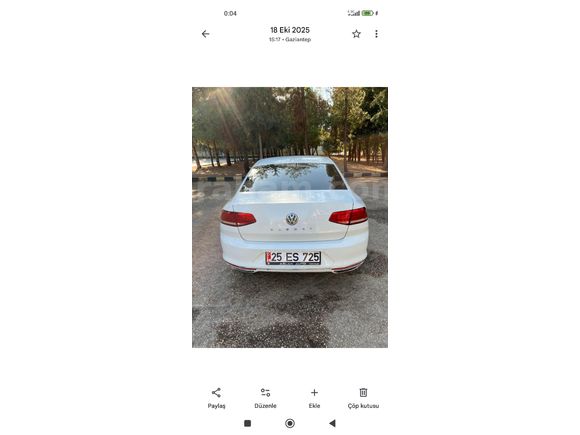 Sahibinden Volkswagen Passat 1.6 TDi BlueMotion Impression 2017 Model