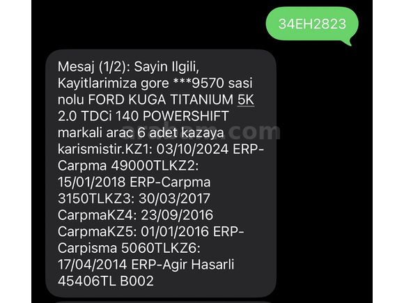 Sahibinden Ford Kuga 2.0 TDCi Titanium 2011 Model 