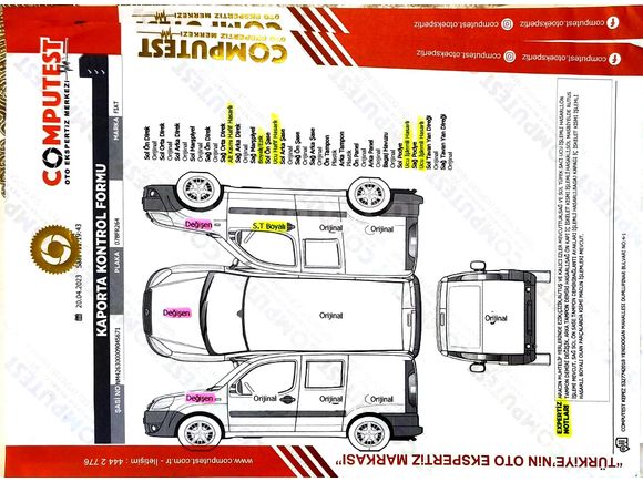 Sahibinden Fiat Doblo Combi 1.6 Multijet Dynamic 2011 Model