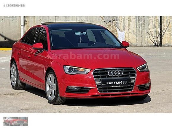 2015 234.000 KM 1.6 TDİ CAM TAVAN A-3 SEDAN KIRMIZI S-LİNE