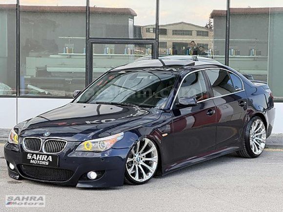 SAHRA MOTORS'DAN 2007 BMW 5.20d TAKOZ LCİ/CARBON SCHWARZ/M BODY
