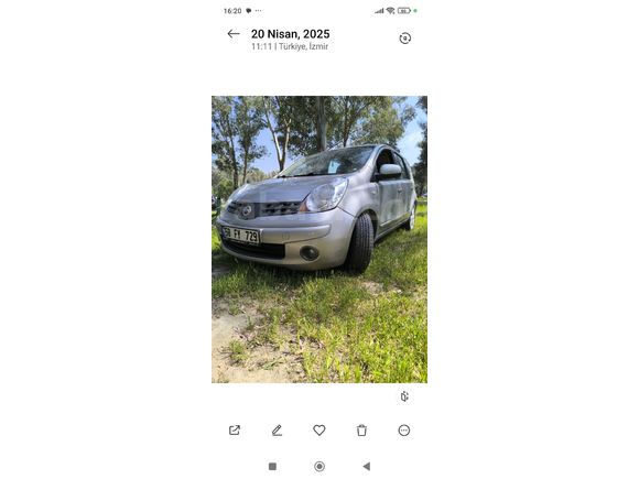 Sahibinden Nissan Note 1.5 dCi Tekna 2009 Model