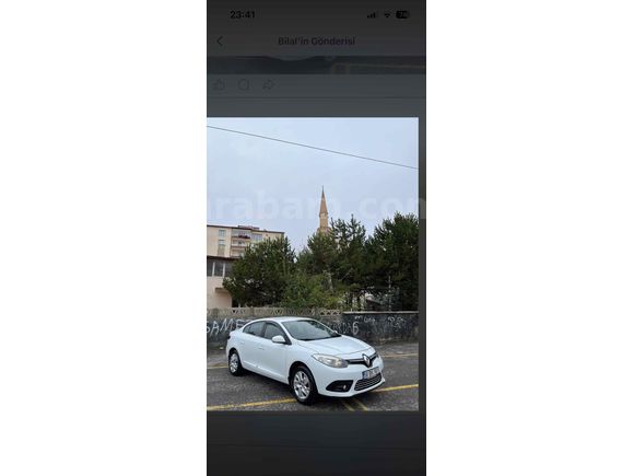 Sahibinden Renault Fluence 1.5 dCi Touch 2015 Model Sivas 130.000 km Beyaz