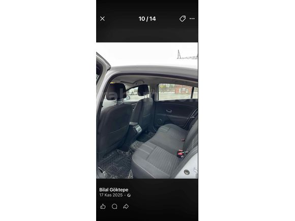 Sahibinden Renault Fluence 1.5 dCi Touch 2015 Model Sivas 130.000 km Beyaz