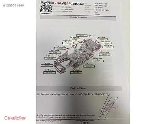 Galeriden Dacia Duster 1.5 BlueDCI Prestige 2024 Model Bursa
