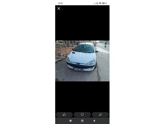 Sahibinden Peugeot 206 1.4 HDi Fever 2006 Model 
