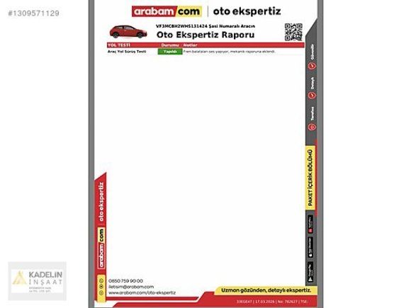 BU TEMİZLİKTE YOK! 3008 GT LINE EGE Plakalı 95.000 KM