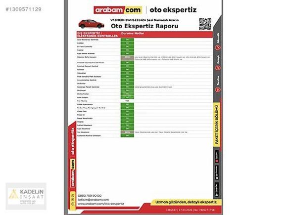 BU TEMİZLİKTE YOK! 3008 GT LINE EGE Plakalı 95.000 KM
