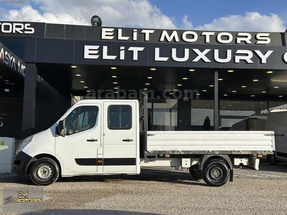 2018-2.3- RENAULT MASTER TRUCK-ÇİFT KABİN-YARIM PARÇA BOYALI