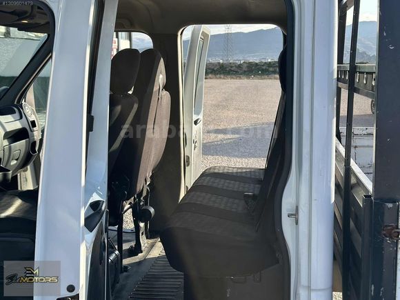 2018-2.3- RENAULT MASTER TRUCK-ÇİFT KABİN-YARIM PARÇA BOYALI