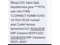 Sahibinden Ford Transit Connect 90 lık 2013 Model