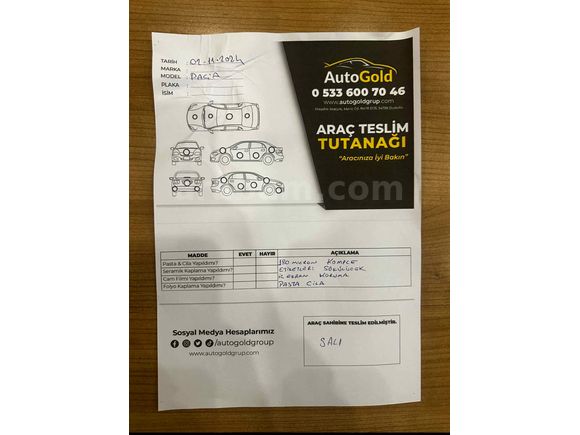 Sahibinden 2024 Model Dacia Sandero Stepway 1.0 Tce Extreme paket 