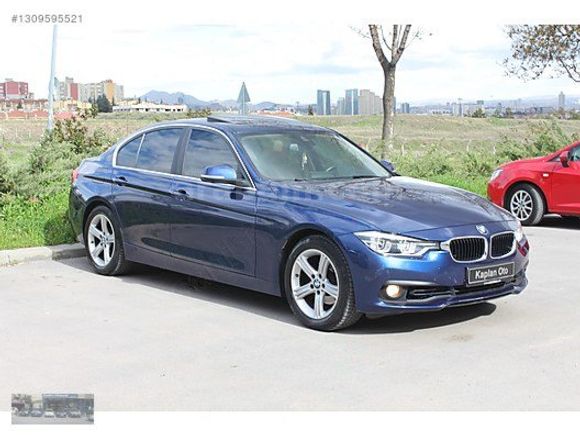 BMW 3.18İ PREMİUM LİNE-LACİVERT İÇİ BEJ-K.ISITMA-ŞERİT TAKİP