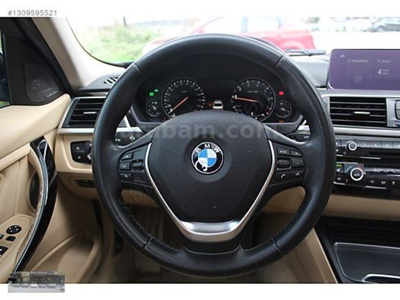 BMW 3.18İ PREMİUM LİNE-LACİVERT İÇİ BEJ-K.ISITMA-ŞERİT TAKİP