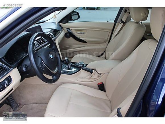 BMW 3.18İ PREMİUM LİNE-LACİVERT İÇİ BEJ-K.ISITMA-ŞERİT TAKİP