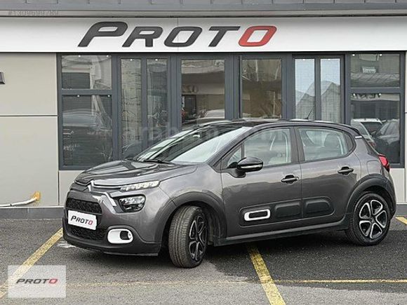 PROTO ' DAN /2021 CİTROEN C3 1.2 FEEL BOLD OTOMATİK/HTSZ-BOYASIZ