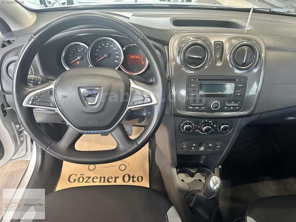 2017 DACİA STEPWAY 1.5 DCİ KM.56.000 GÜMÜŞ GRİ