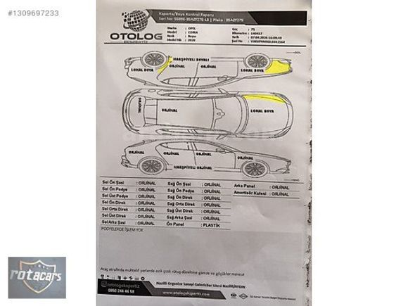 ROTACARS 2020 OPEL CORSA 1.2 BENZİNLİ 75HP 5 İLERİ M.T