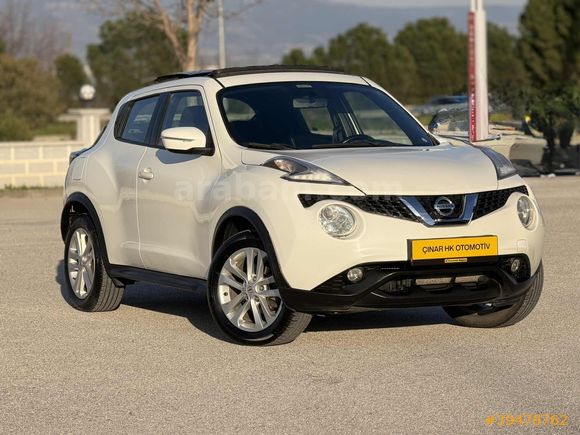 2015 JUKE 1.5DCİ CAM TAVANLI SEDEFLİ BEYAZ HATASIZ BOYASIZ