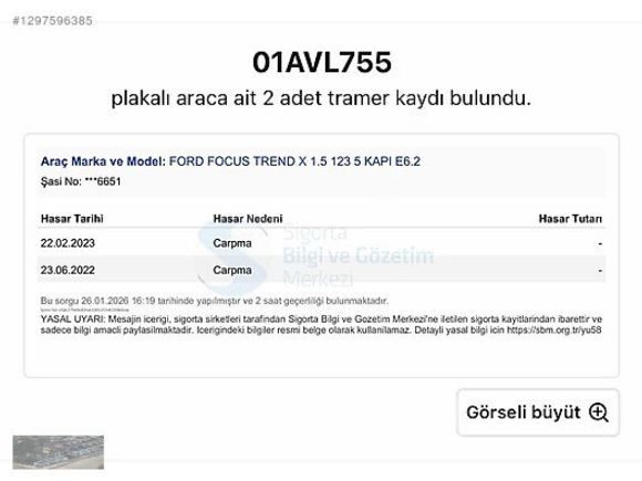 2 PARÇA BOYALI OTOMATİK HASAR KAYITSIZ 2020 MODEL 1.5 ECO BLUE