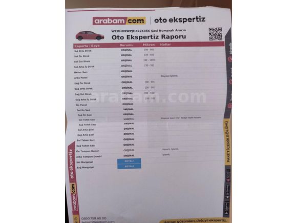 Sahibinden Ford Fiesta 1.4 TDCi Comfort 2003 Model