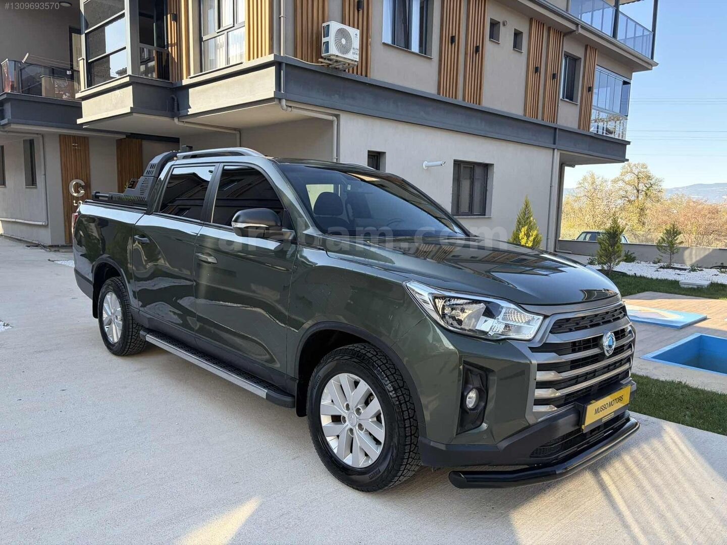 Galeriden KGM SsangYong Musso Grand 2.2 D Platinum 2023 Model Denizli 45.000 km Yeşil 3