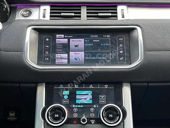 KOPARAN 2012 RANGE ROVER EVOQUE/MERİDİAN/CAM TVN/K.ISITMA SGUTMA
