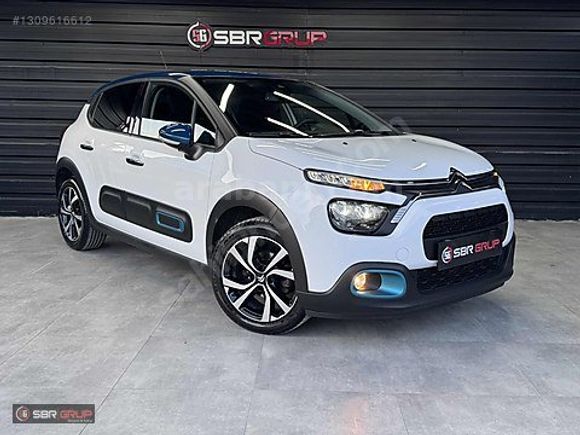 SBR GRUP CİTROEN C3 OTOMATİK ÇİFT RENK+G.GÖRÜŞ+KEYLESS+Ş.TAKİP