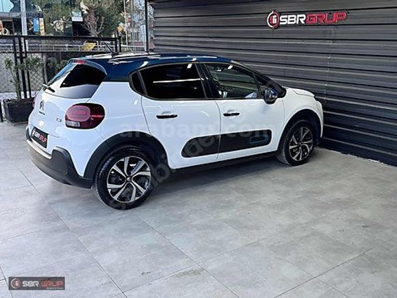 SBR GRUP CİTROEN C3 OTOMATİK ÇİFT RENK+G.GÖRÜŞ+KEYLESS+Ş.TAKİP