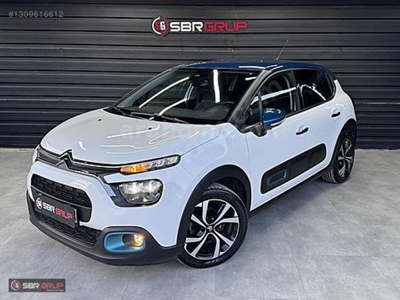 SBR GRUP CİTROEN C3 OTOMATİK ÇİFT RENK+G.GÖRÜŞ+KEYLESS+Ş.TAKİP